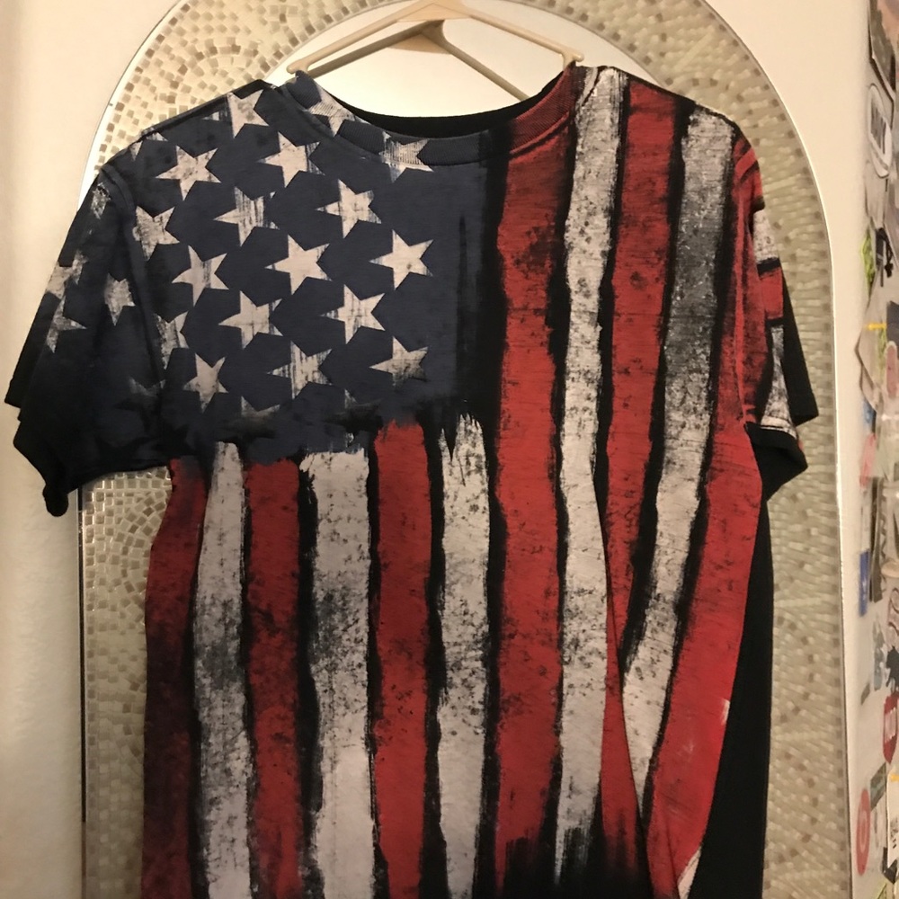 red white and blue american flag